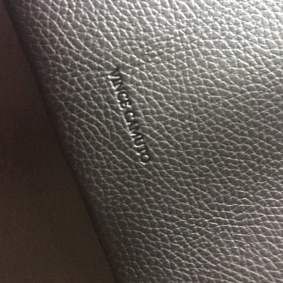 Vince Camuto Black Vegan Leather Tote - Picture 4 of 5